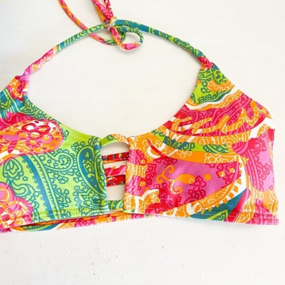 🌻 MIDORI BIKINIS Bali Mau Loa Bralette Top Medium - Picture 2 of 4